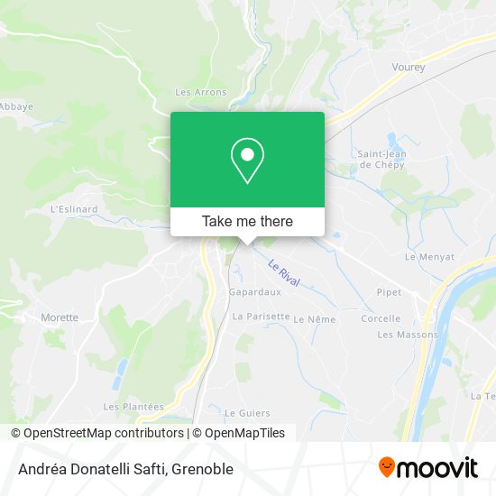 Andréa Donatelli Safti map