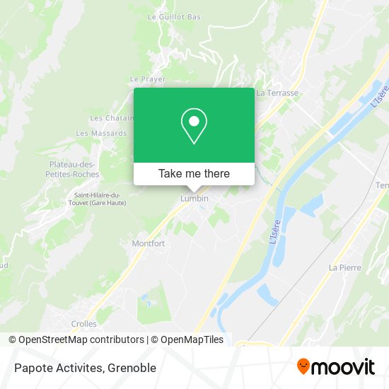 Papote Activites map