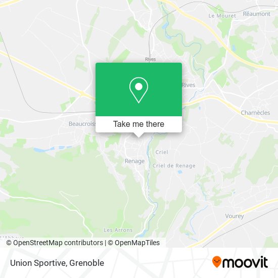 Union Sportive map