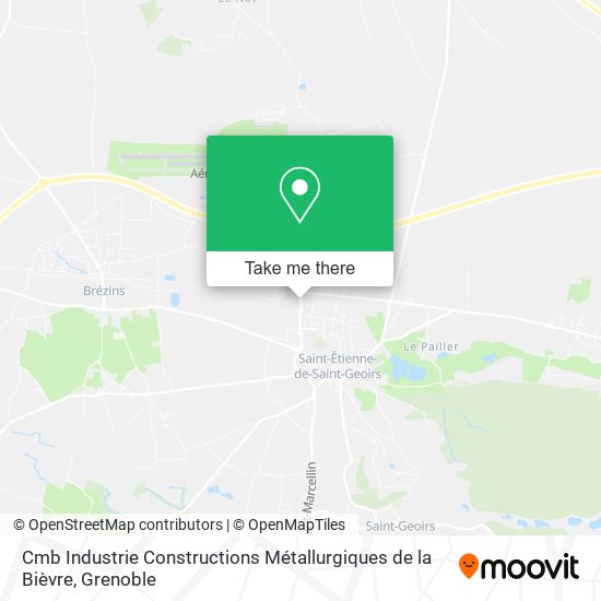 Cmb Industrie Constructions Métallurgiques de la Bièvre map