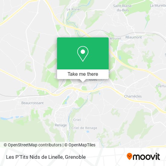 Les P'Tits Nids de Linelle map