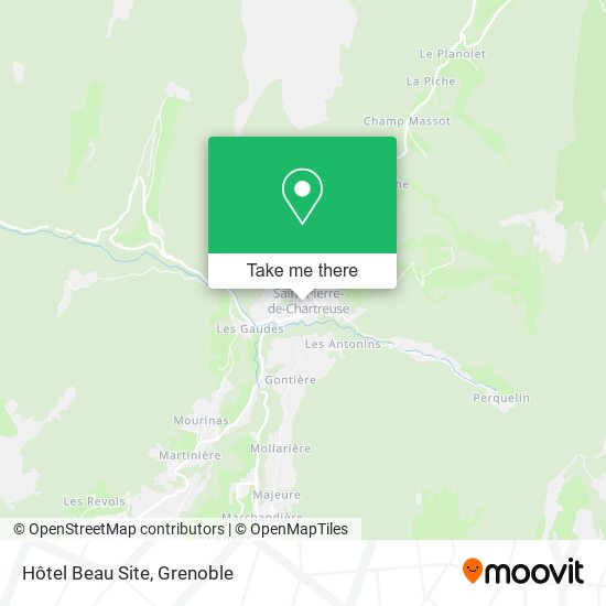 Hôtel Beau Site map