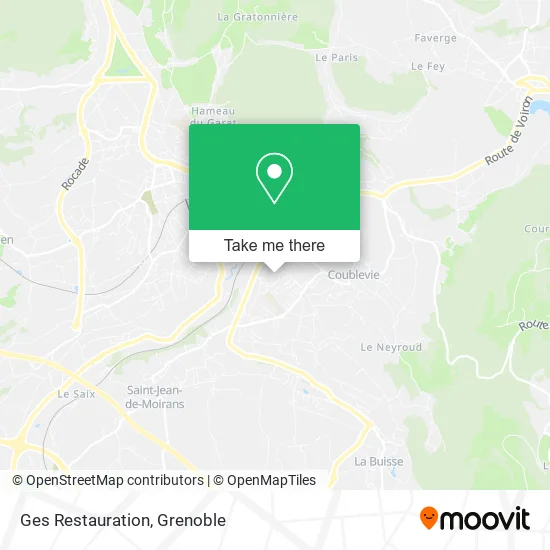 Ges Restauration map