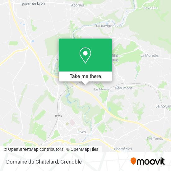 Domaine du Châtelard map