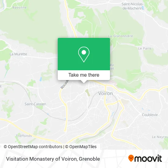 Visitation Monastery of Voiron map