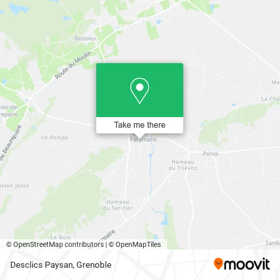 Desclics Paysan map