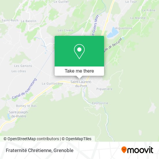 Fraternité Chrétienne map