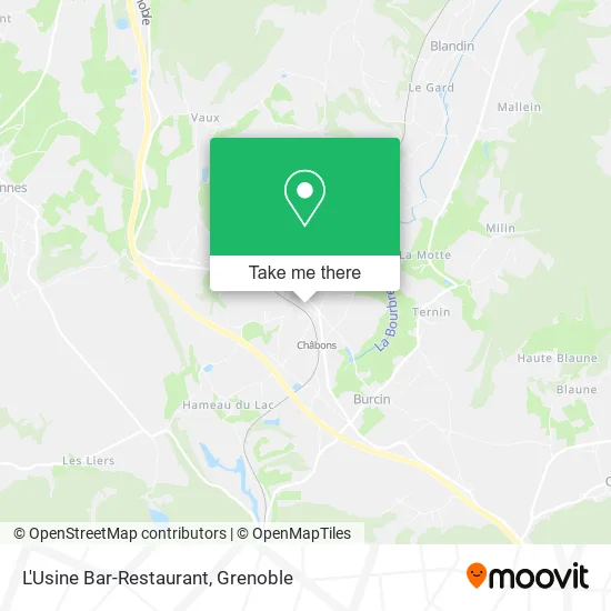 L'Usine Bar-Restaurant map