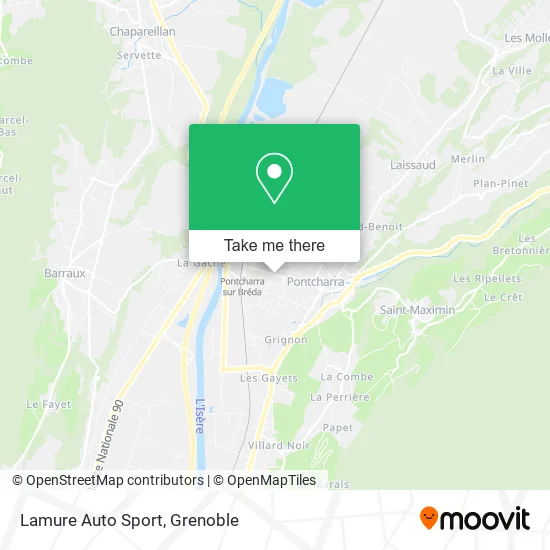 Lamure Auto Sport map