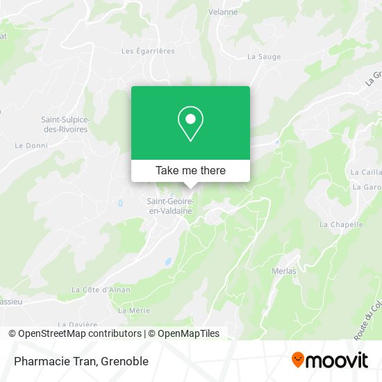 Pharmacie Tran map