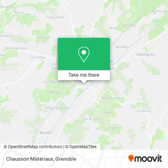 Chausson Matériaux map