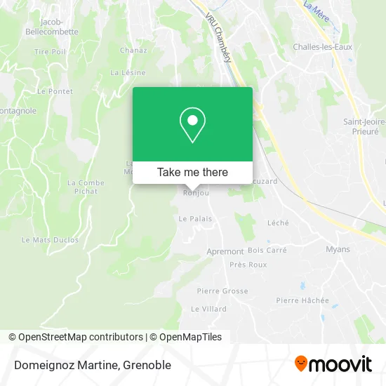 Domeignoz Martine map