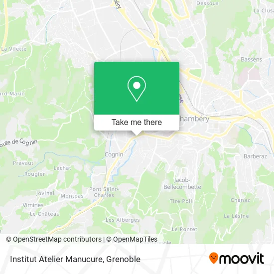 Institut Atelier Manucure map