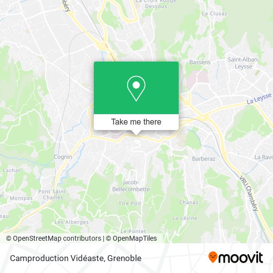Camproduction Vidéaste map