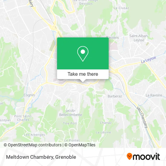 Meltdown Chambéry map