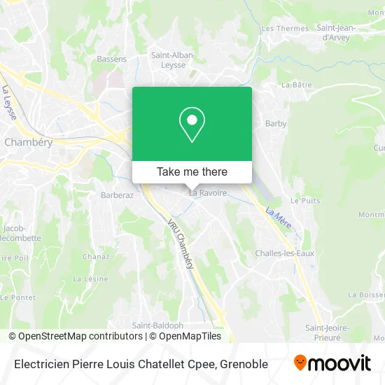 Electricien Pierre Louis Chatellet Cpee map