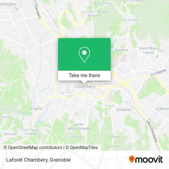 Laforêt Chambéry map