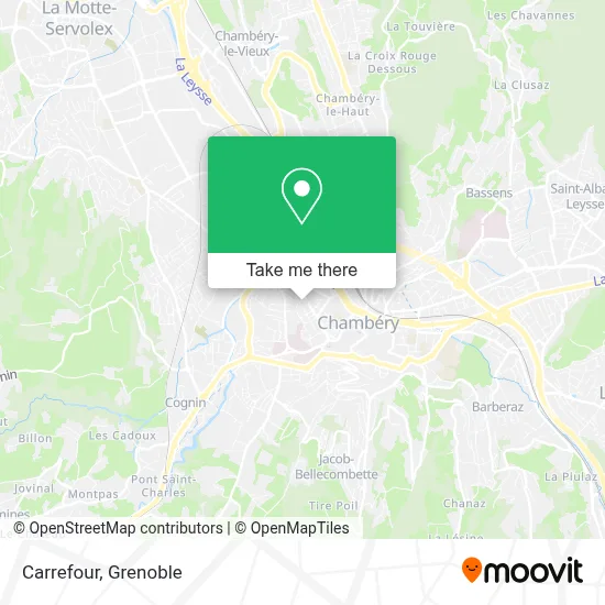 Carrefour map