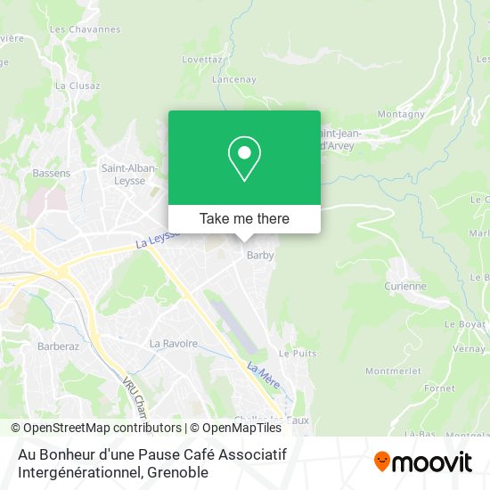 Au Bonheur d'une Pause Café Associatif Intergénérationnel map