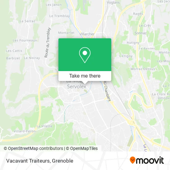 Vacavant Traiteurs map