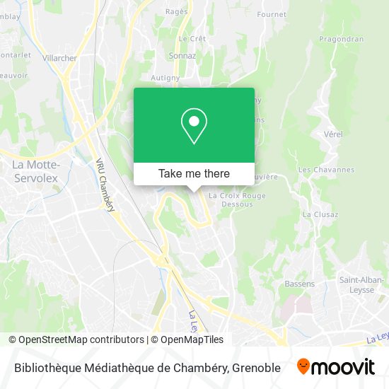 Bibliothèque Médiathèque de Chambéry map