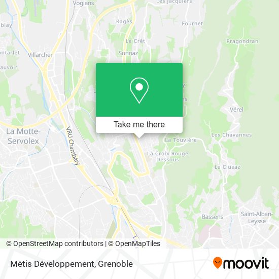 Mètis Développement map