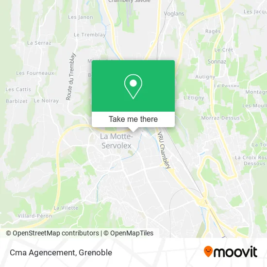 Cma Agencement map