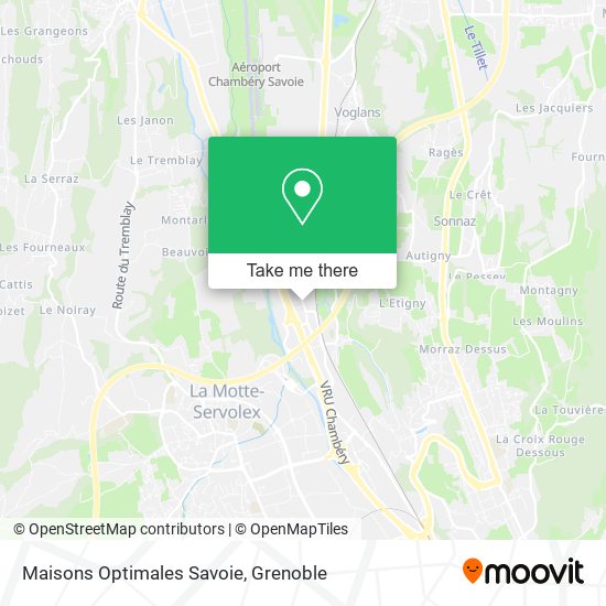 Maisons Optimales Savoie map