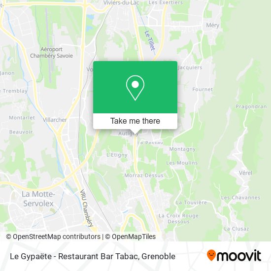 Le Gypaëte - Restaurant Bar Tabac map