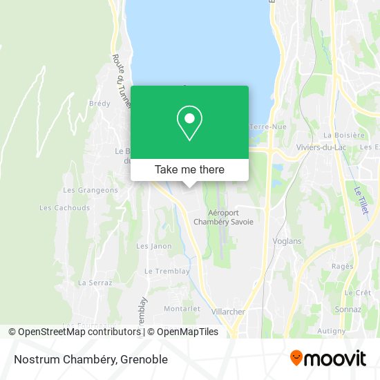 Nostrum Chambéry map