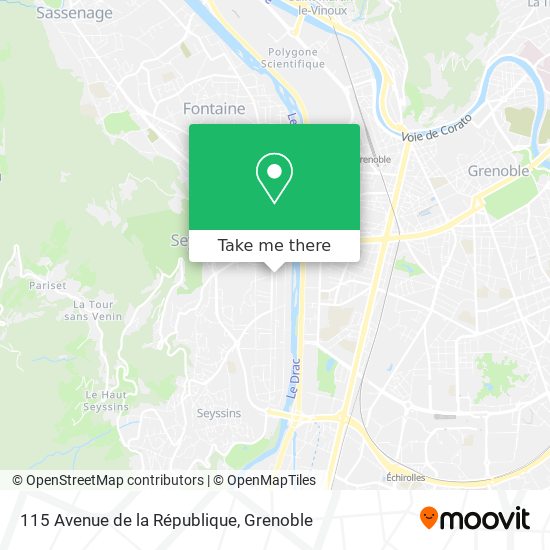 115 Avenue de la République map
