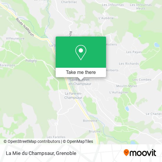 La Mie du Champsaur map