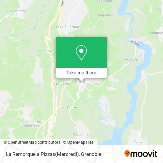 La Remorque a Pizzas(Mercredi) map