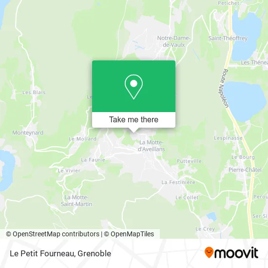 Le Petit Fourneau map