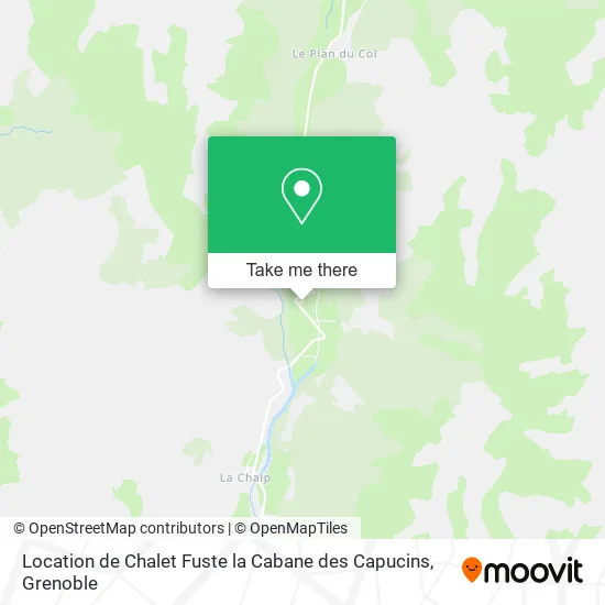 Location de Chalet Fuste la Cabane des Capucins map