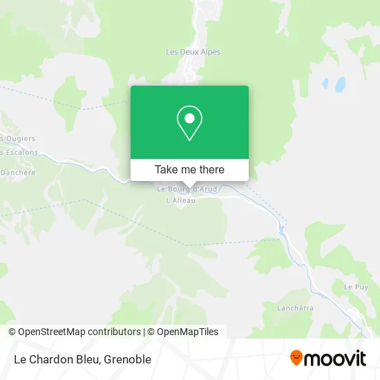 Le Chardon Bleu map