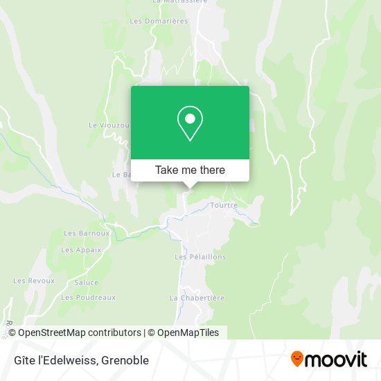 Gîte l'Edelweiss map