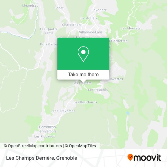 Les Champs Derrière map