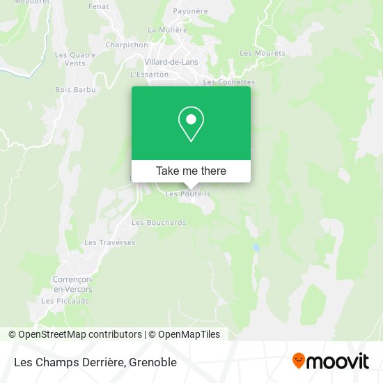 Les Champs Derrière map