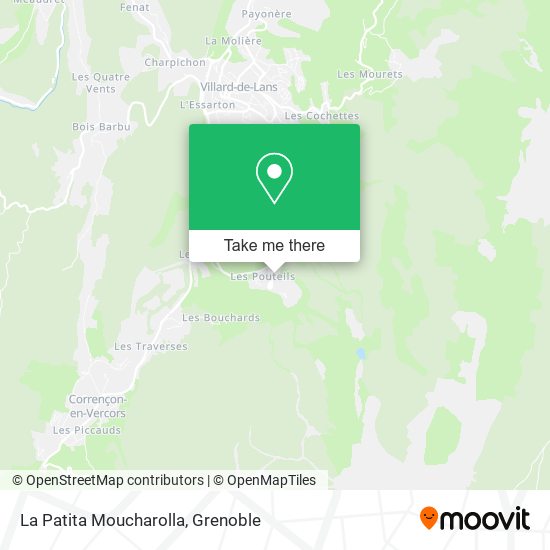 La Patita Moucharolla map