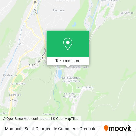 Mamacita Saint-Georges de Commiers map