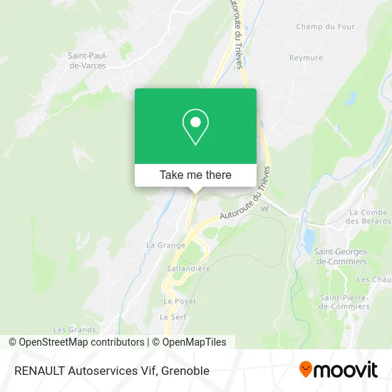 RENAULT Autoservices Vif map