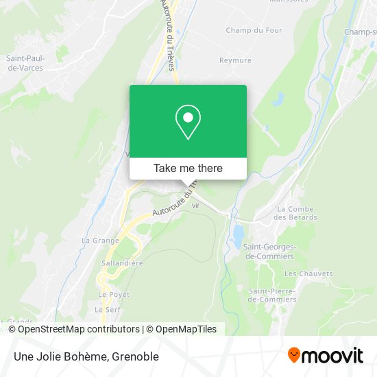 Une Jolie Bohème map