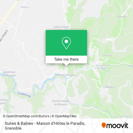 Suites & Balneo - Maison d'Hôtes le Paradis map