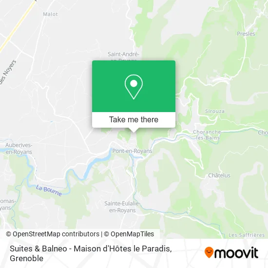 Suites & Balneo - Maison d'Hôtes le Paradis map