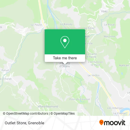 Outlet Store map