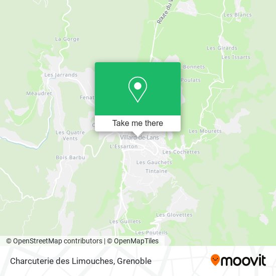 Charcuterie des Limouches map