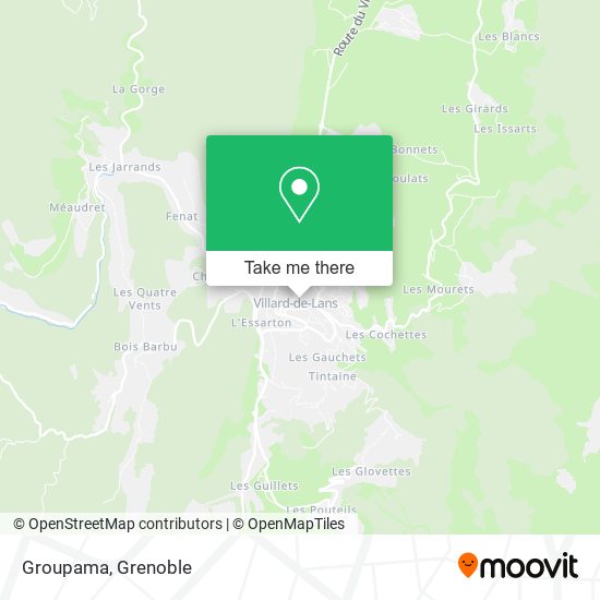 Groupama map