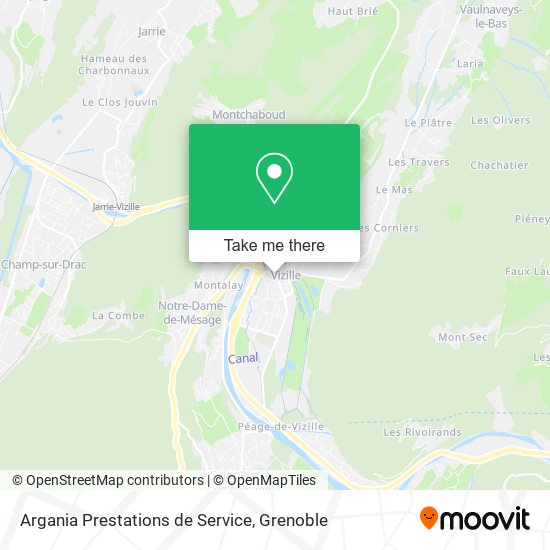 Argania Prestations de Service map