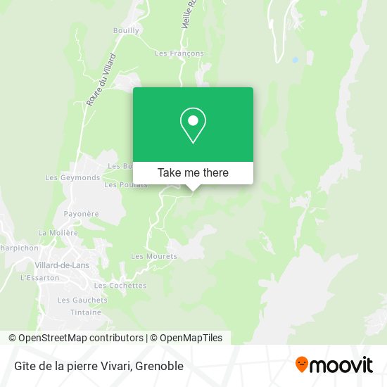 Gîte de la pierre Vivari map